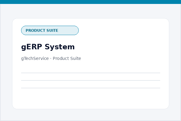 Enterprise ERP & POS Showcase