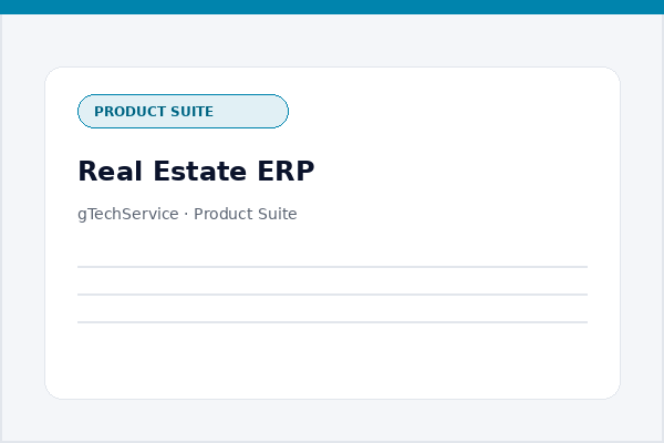 Real Estate ERP Preview