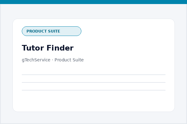 Tutor Finder Preview